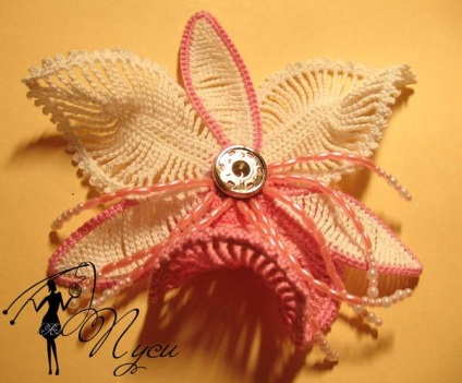Delicate și frumoase - flori de orhidee pe pusi- master class plin, 1 croșetat (cârlig) Delicate și frumoase - orhidee flori pe pusi- master class plin, croșetat 1