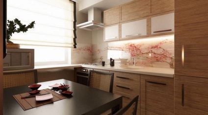 un decor modern, bucătărie în stil chinezesc (alegerea de culori) (bucătăria) decor bucătărie modernă în stil chinezesc (alegerea de culori)