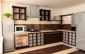 un decor modern, bucătărie în stil chinezesc (alegerea de culori) (stil) decor bucătărie modernă în stil chinezesc (alegerea de culori)