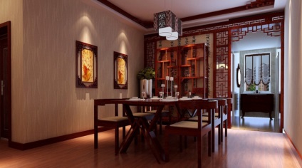 un decor modern, bucătărie în stil chinezesc (alegerea de culori) (stil) decor bucătărie modernă în stil chinezesc (alegerea de culori)