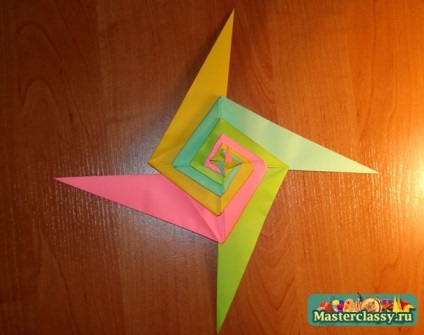 Origami „helix» (spirala)