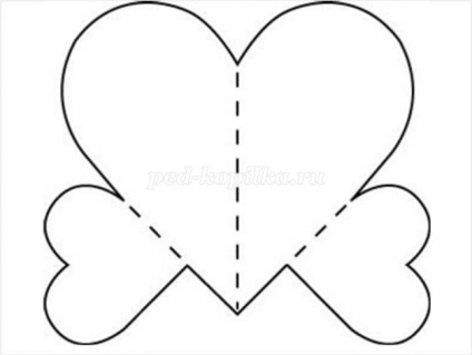 Carduri - Valentine făcute din hârtie cu mâinile (Valentine) Carduri - Valentine de hîrtie cu propriile mâini