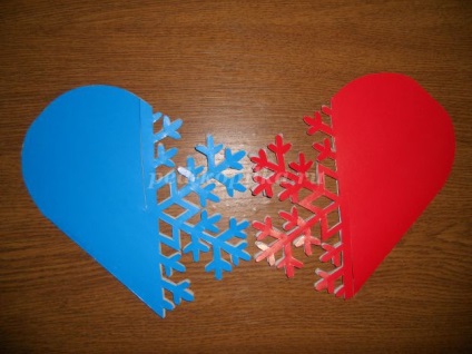 Carduri - Valentine de hîrtie cu mâinile lor (lor) Carduri - Valentine de hîrtie cu propriile mâini