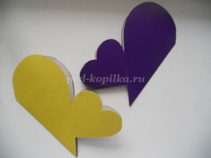 Carduri - Valentine de hîrtie cu mâinile (carduri) Carduri - Valentine de hîrtie cu propriile mâini