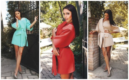 Coat kimono, ce să poarte în 2017, imagini foto elegante (2017) Coat kimono, ce să poarte în 2017, fotografii de imagini elegante