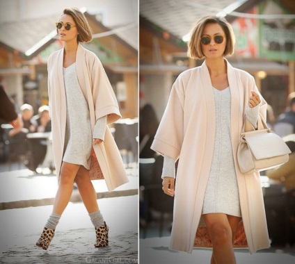 Coat kimono, ce să poarte în 2017, imagini foto elegante (strat-jacheta) Coat kimono, ce să poarte în 2017, fotografii de imagini elegante