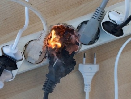 cauze de suprasarcină electrică, măsurile de protecție de impact (consecințele) Supraîncărcarea cauze electrice, consecințe, garanții