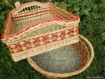 ziare țesături (coș). Țesutul ziare