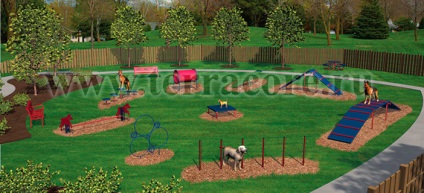 Zonele pentru mersul pe jos și de câine de formare, de preț și de calitate, un echipament special anumit site (site) Zonele pentru mersul pe jos și de formare de câine, preț și calitate, echipament specializat pentru terenuri de joc