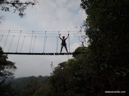 Zboruri de pe ziplayne deasupra junglei Bolaven platoul (platou) Zboruri de pe ziplayne deasupra junglei de pe platoul Bolaven