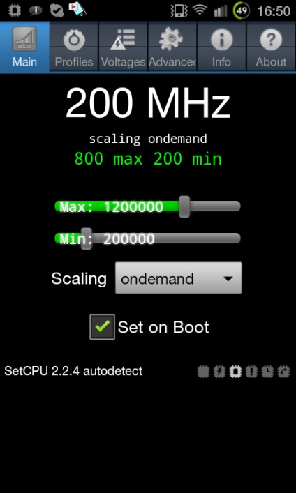 Coborârea frecvența maximă Samsung Galaxy s 2 (reducere ceas CPU) smartphone CPU Coborârea maximă smartphone-procesor de frecvență Samsung Galaxy S 2