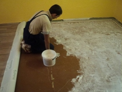 Instrucțiuni pas cu pas Cum de a stabili linoleum cu mâinile lor (lor) Instrucțiuni pas cu pas cum să se stabilească linoleum cu propriile sale mâini