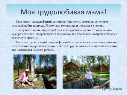 Prezentarea privind proiectarea peisajului (Peisaj) Prezentarea privind proiectarea peisajului