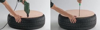 Otomană a pneurilor, cum să facă propriile lor mâini (lor) Otomană a pneurilor, modul de a face propriile lor mâini
