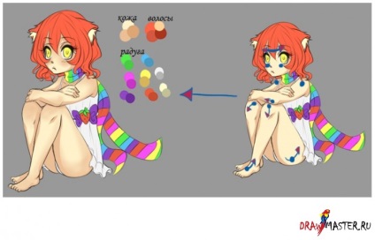 caracterul colorat anime (obligatoriu) personaj anime de colorat