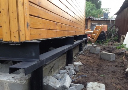 Reparare fundația casei de țară (subsol) Reparare fundația casei de țară