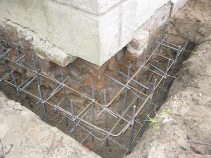 Reparare fundația casei de țară (reparații) Reparare fundația casei de țară