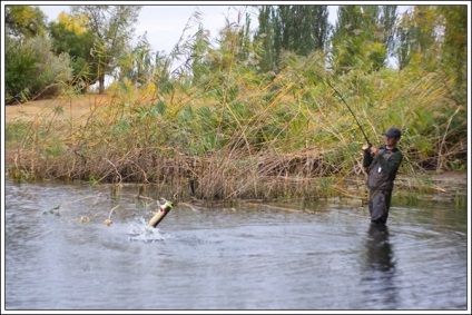 Pescuitul sub vânt puternic (linia de pescuit extrem de fină) Pescuitul în condiții de vânt puternic