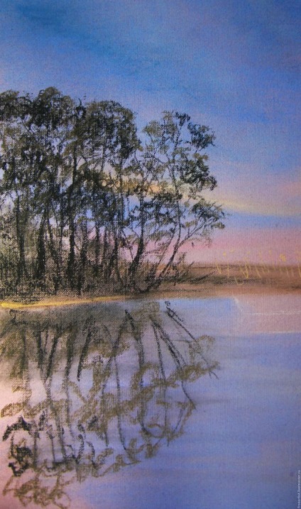Desenați o tehnica peisaj pastel uscat - meseriași echitabil - manual, manual (figura) Desenați o tehnica peisaj pastel uscat - meseriași echitabil - manual, lucrate manual