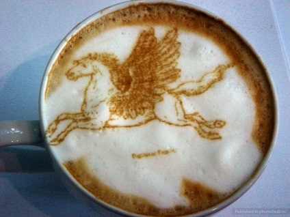 Desene pe cappuccino - cabrare, fotoshtab - revista on-line cu imagini (desene pe cabrare de cafea cappuccino) Desene pe cappuccino - tangaj, fotoshtab - revista on-line cu fotografii