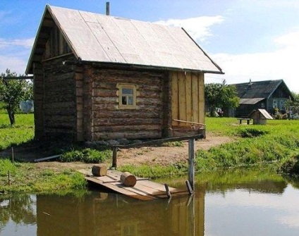 baie din mediul rural rus (construcții de baie) baia comună rusă