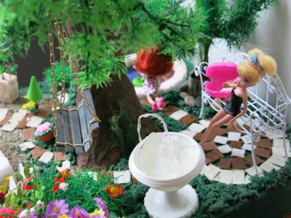 petitok Garden pentru păpuși (păpuși) Grădină pentru păpuși petitok