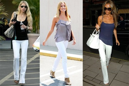 Din ceea ce sa poarte pantaloni albi pentru femei selecta o imagine de grațios lumina (feminin) Din ceea ce sa poarte pantaloni albi pentru femei selecta o imagine grațios lumină