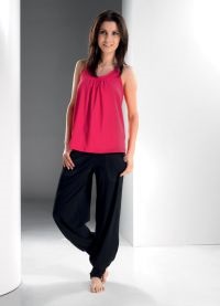 Pantaloni cu elastic la partea de jos (pantaloni) Pantaloni cu elastic la partea de jos
