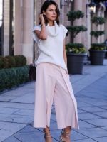 Pantaloni cu elastic la partea de jos (pantaloni) Pantaloni cu elastic la partea de jos