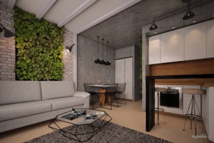 Tincuire o tendințele modei în decorațiuni interioare din beton (beton) Tincuire o tendințele modei concrete în decorațiuni interioare