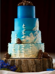 tort albastru (tort albastru) tort de nunta albastru