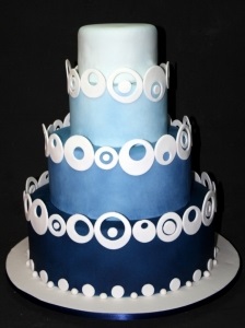 tort albastru (tort albastru) tort de nunta albastru