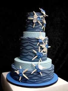 Tort de nunta albastru (nunta) tort de nunta albastru