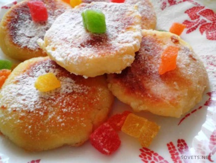 Cheesecakes de brânză de vaci cu grisul - pas cu pas rețete cu fotografii și video (grișul) Cheesecakes de brânză de vaci cu grisul - pas cu pas rețete cu fotografii și video