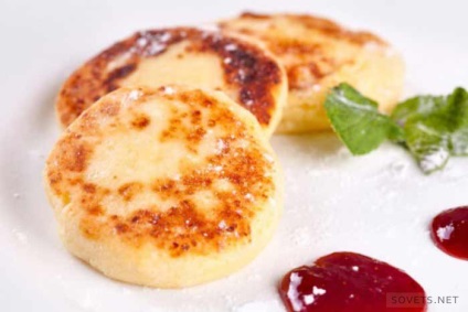 Cheesecakes de brânză de vaci cu grisul - pas cu pas rețete cu fotografii și video (grișul) Cheesecakes de brânză de vaci cu grisul - pas cu pas rețete cu fotografii și video