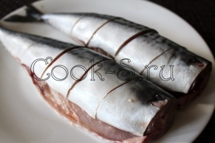 Macrou la cuptor cu lamaie - un pas cu pas reteta cu fotografii, pește și fructe de mare (macrou cu lamaie coapte în cuptor) Macrou la cuptor cu lamaie - un pas cu pas reteta cu fotografii, pește și fructe de mare