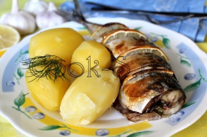 Macrou la cuptor cu lamaie - un pas cu pas reteta cu fotografii, pește și fructe de mare (reteta) Macrou la cuptor cu lamaie - un pas cu pas reteta cu fotografii, pește și fructe de mare