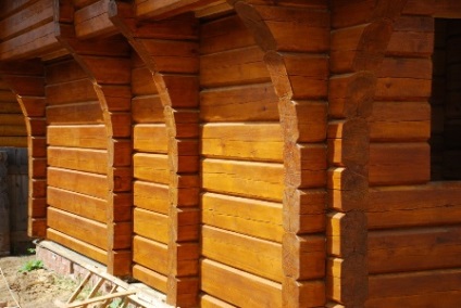 O casa log din polubrusa (log) Jurnal de cabină polubrusa