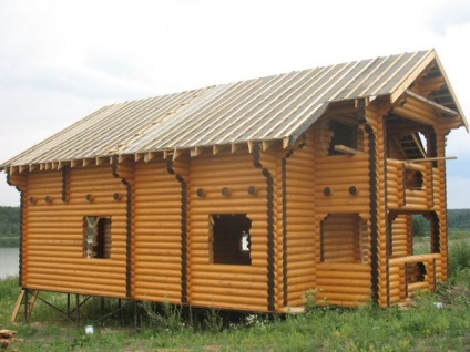 Construcție de case si bai din fasciculul de SC „pădure“ (construcții) Construcție de case si bai din grinda SC „Pădurea“