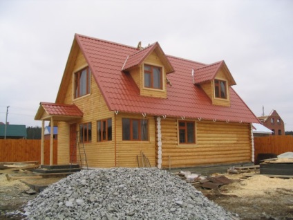 Construcție de case si bai din fasciculul de SC „pădure“ (construcții) Construcție de case si bai din grinda SC „Pădurea“