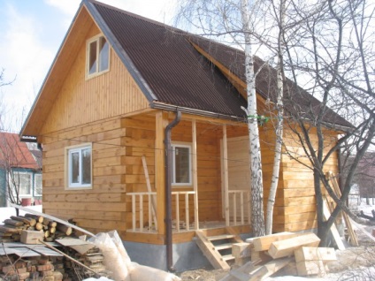 Construcție de case si bai din fasciculul de SC „pădure“ (construcții) Construcție de case si bai din grinda SC „Pădurea“