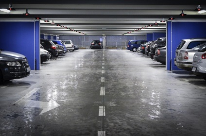 Construirea de locuri de parcare (construirea unui parcare pe mai multe niveluri) Clădire parcare