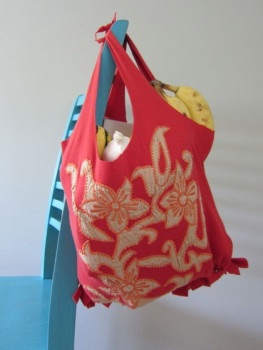 Bag dintr-un vechi tricou (sac) Sac de vechi T-shirt
