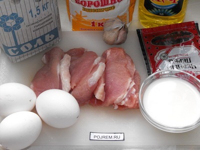 cotlet de porc (rețetă de porc în aluat) cotlet de porc