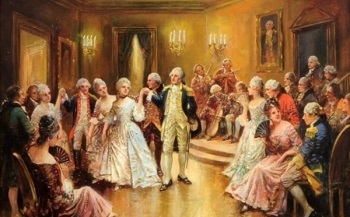 Menuet dans - sala de dans din Tomsk (sala de bal) Menuet dans - dans sala de bal din Tomsk