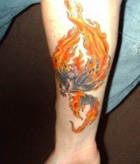 Phoenix tatuaj - 50 Imagine (Phoenix valoare tatuaj) Phoenix Tattoo - Foto 50