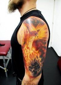 Phoenix tatuaj - 50 Imagine (Phoenix tatuaj) Phoenix Tattoo - Foto 50