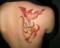 Phoenix tatuaj - 50 Imagine (tatuaj Phoenix pe picior) Phoenix Tattoo - Foto 50