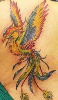 Phoenix tatuaj - 50 Imagine (tatuaje Phoenix pentru fete.) Phoenix Tattoo - Foto 50