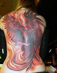 Phoenix tatuaj - 50 Imagine (tatuaje Phoenix pentru fete.) Phoenix Tattoo - Foto 50